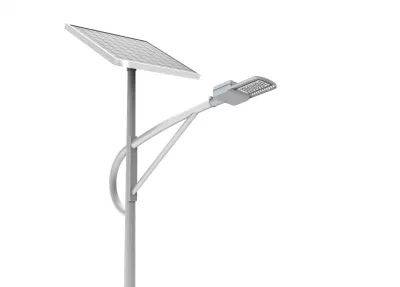 Integrierte wasserdichte LED-Solarstraßenlaterne aus Aluminium IP65 IP66 IP67 mit Bewegungssensor, Lithiumbatterie und Solarpanel